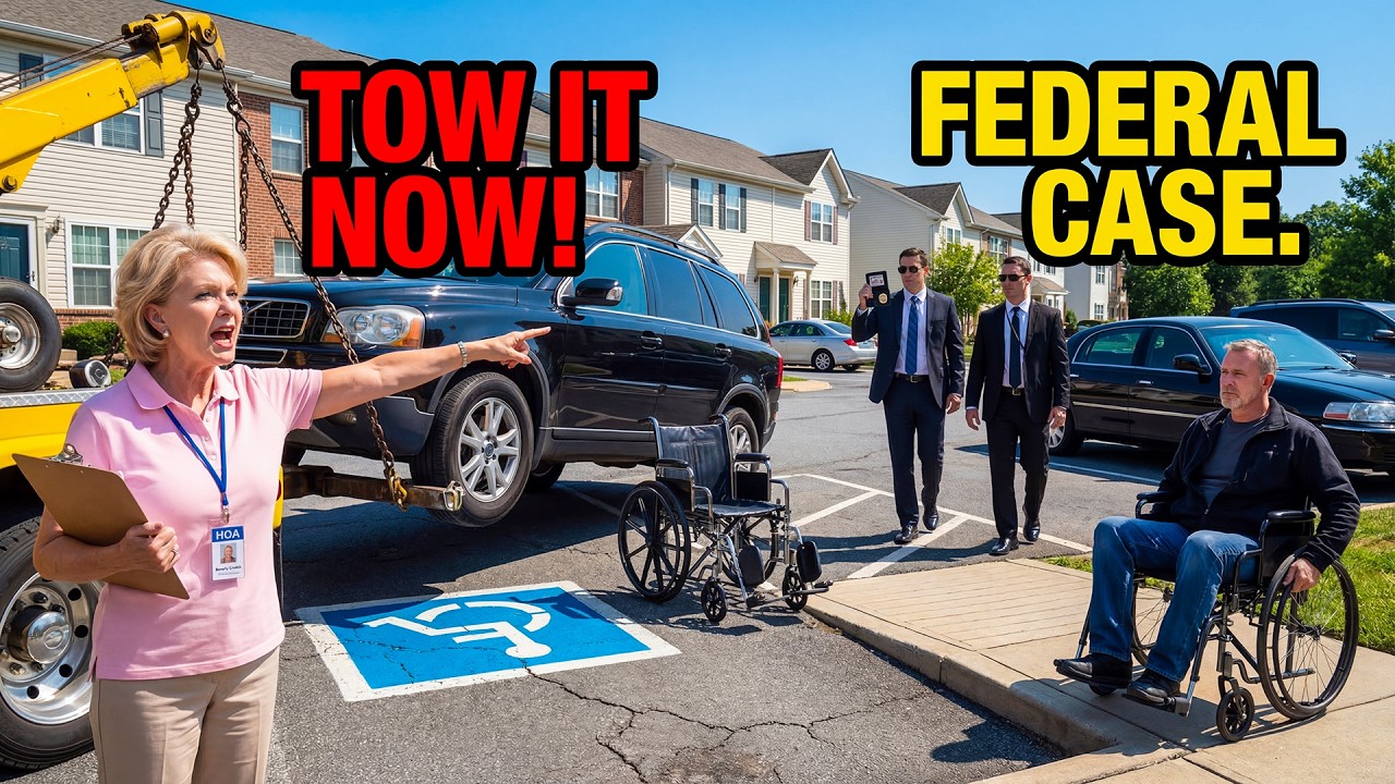 HOA Karen Ordered My Car Towed From a Disabled Veteran Spot — Then an ADA Investigation Began