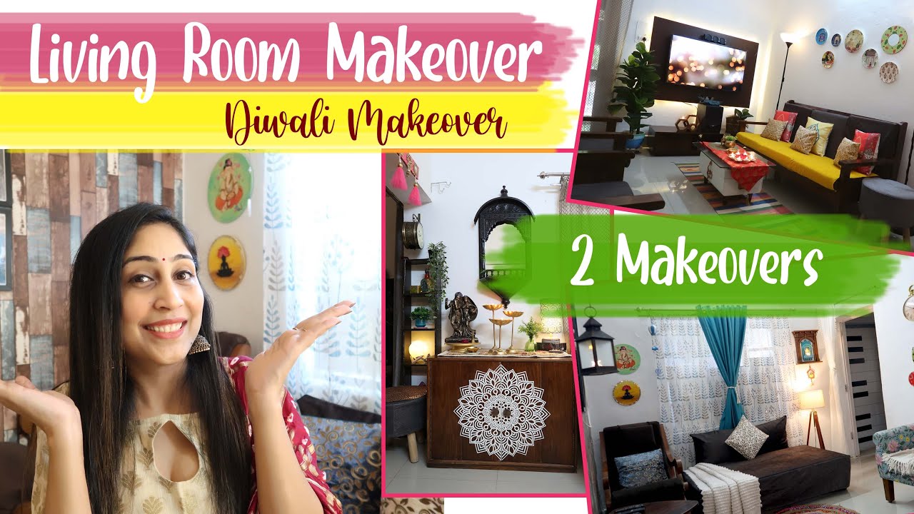 दिवाली की तैयारी शुरू | Living Room Diwali Makeover