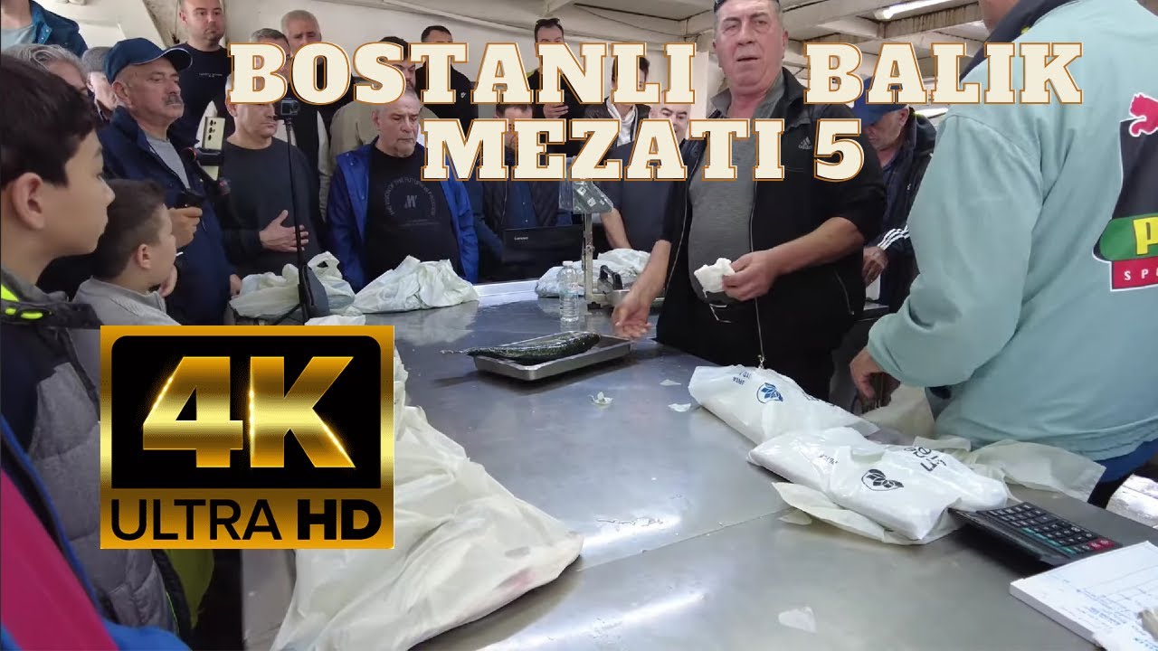 Впечатления от рыбного аукциона в Бостанлы! | Рыбный рынок Измира 5 🐟🎥 | 4К 60 кадров в секунду
