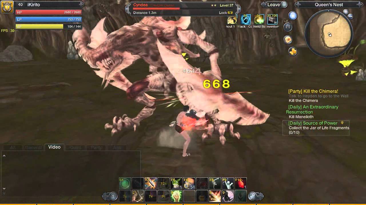 RaiderZ - Cyndea Solo (Defender) (Naked)