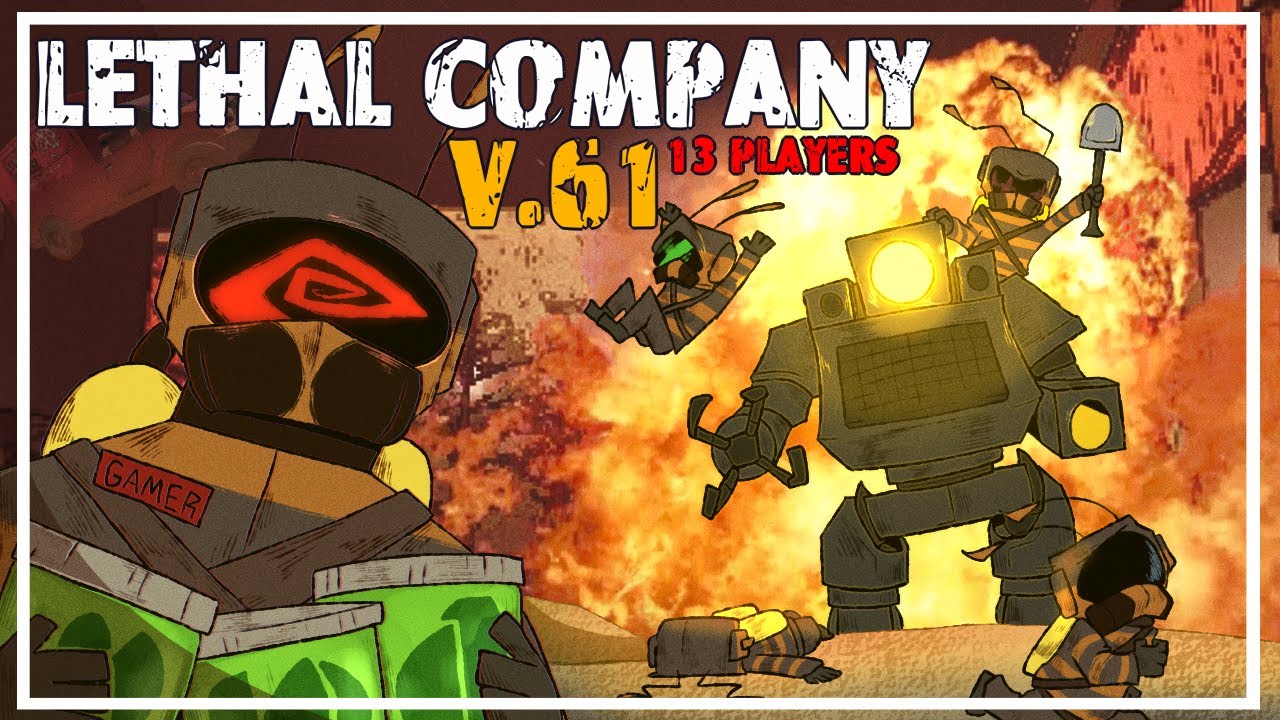 Lethal Company v61 played by 13 bees