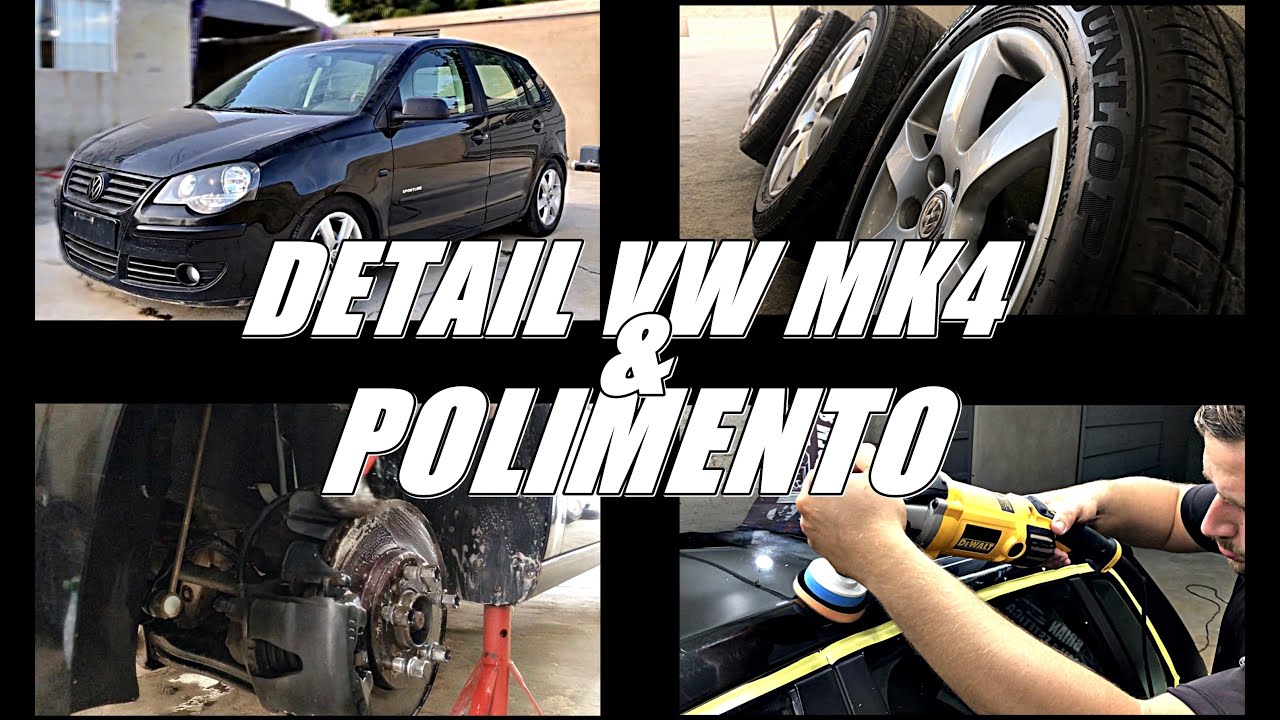 VW POLO 9N3 - POLIMENTO - RODAS E CAIXAS DE RODA - FULL DETAIL