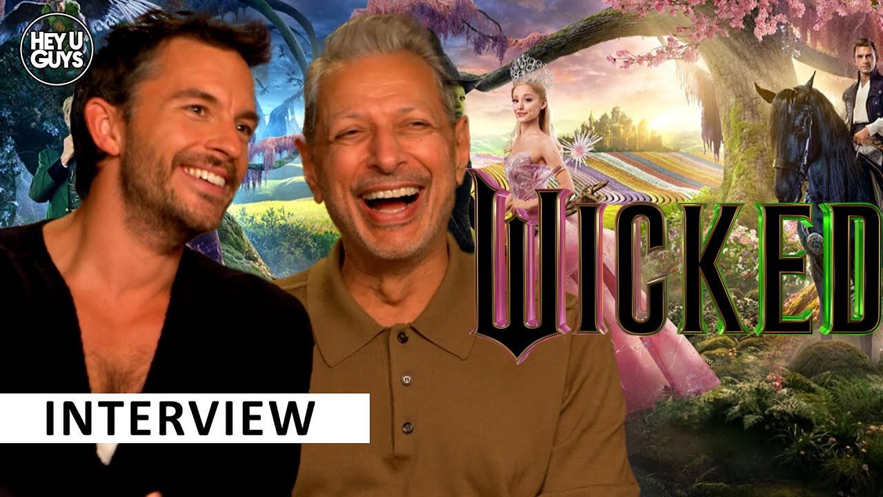 Jeff Goldblum & Jonathan Bailey Wicked Part 1 Hilarious Interview | The musical | The Wizard of Oz