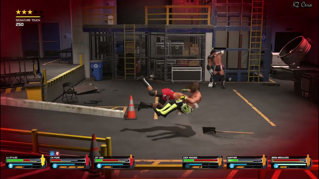 Backstage brawl  6 way male - WWE2K25
