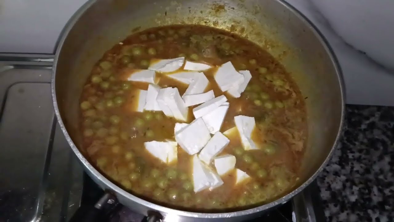 15 ਮਿੰਟ ਵਿੱਚ ਤਿਆਰ ਮਟਰ ਪਨੀਰ ਦੀ ਸਬਜ਼ੀ।। How To Cook Matar Paneer।। Matar Paneer kaise Bnate Hain।।