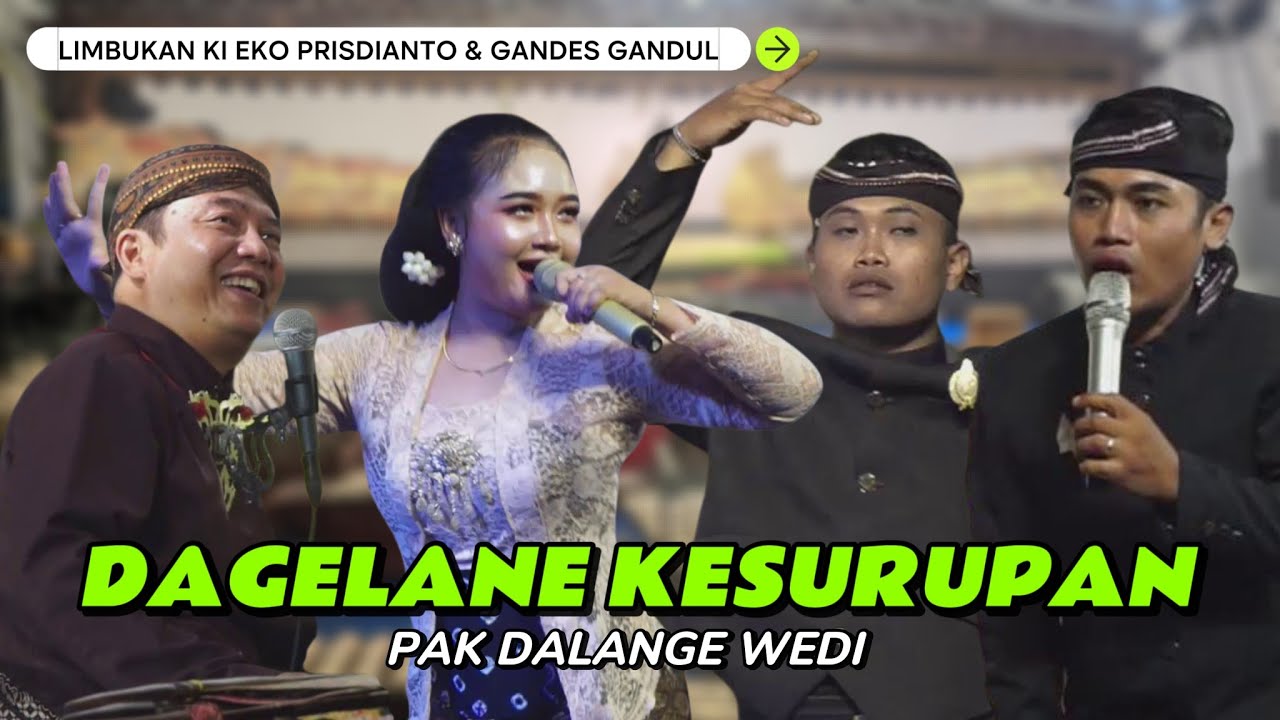 DALANG WEDI, DAGELAN KESURUPAN 😆🤣😁 LIMBUKAN KI EKO PRISDIANTO & GENDES GANDUL