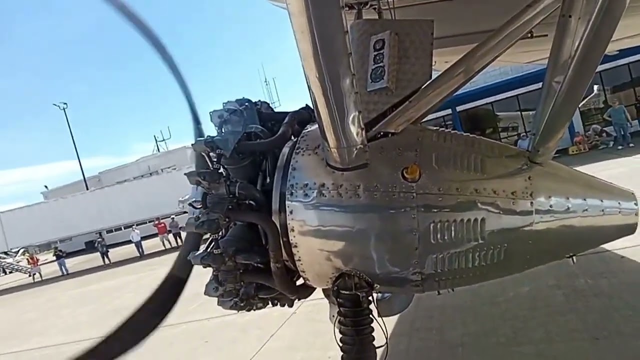 Going on a Ford airplane  in Youngstown Air port 