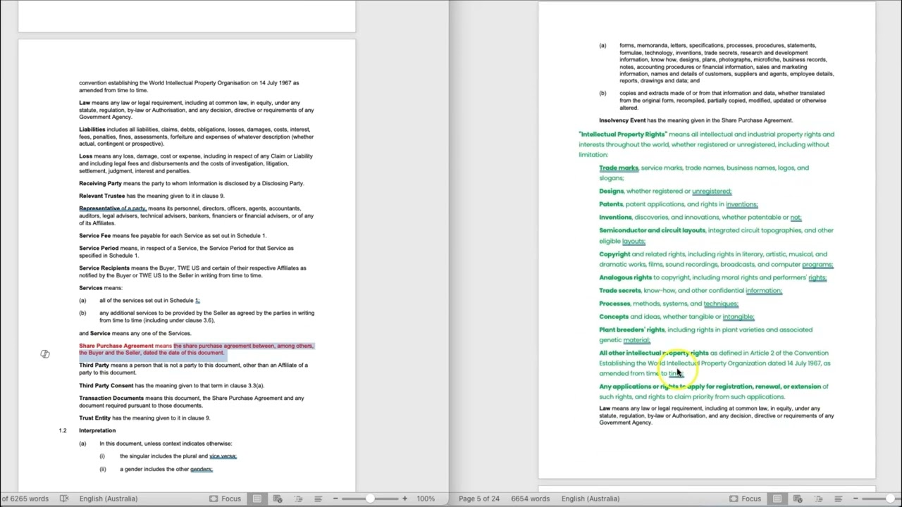 Compare Precedent Functionality