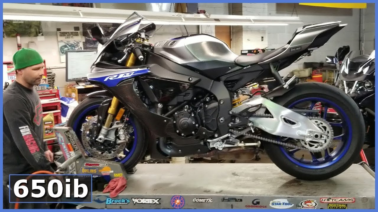 Как выполнить первое техническое обслуживание СОВЕРШЕННО НОВОГО Yamaha R1M!