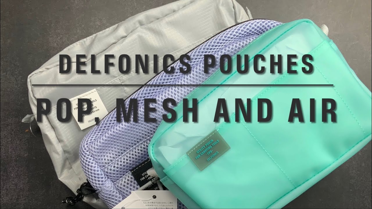 Delfonics Pouches | POP, Mesh & Air