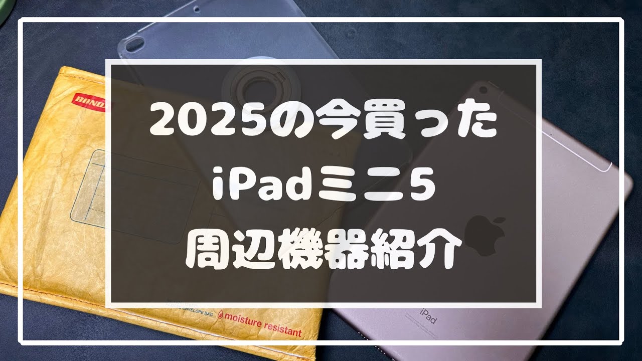 【iPadミニ5】一緒に買った周辺機器の紹介
