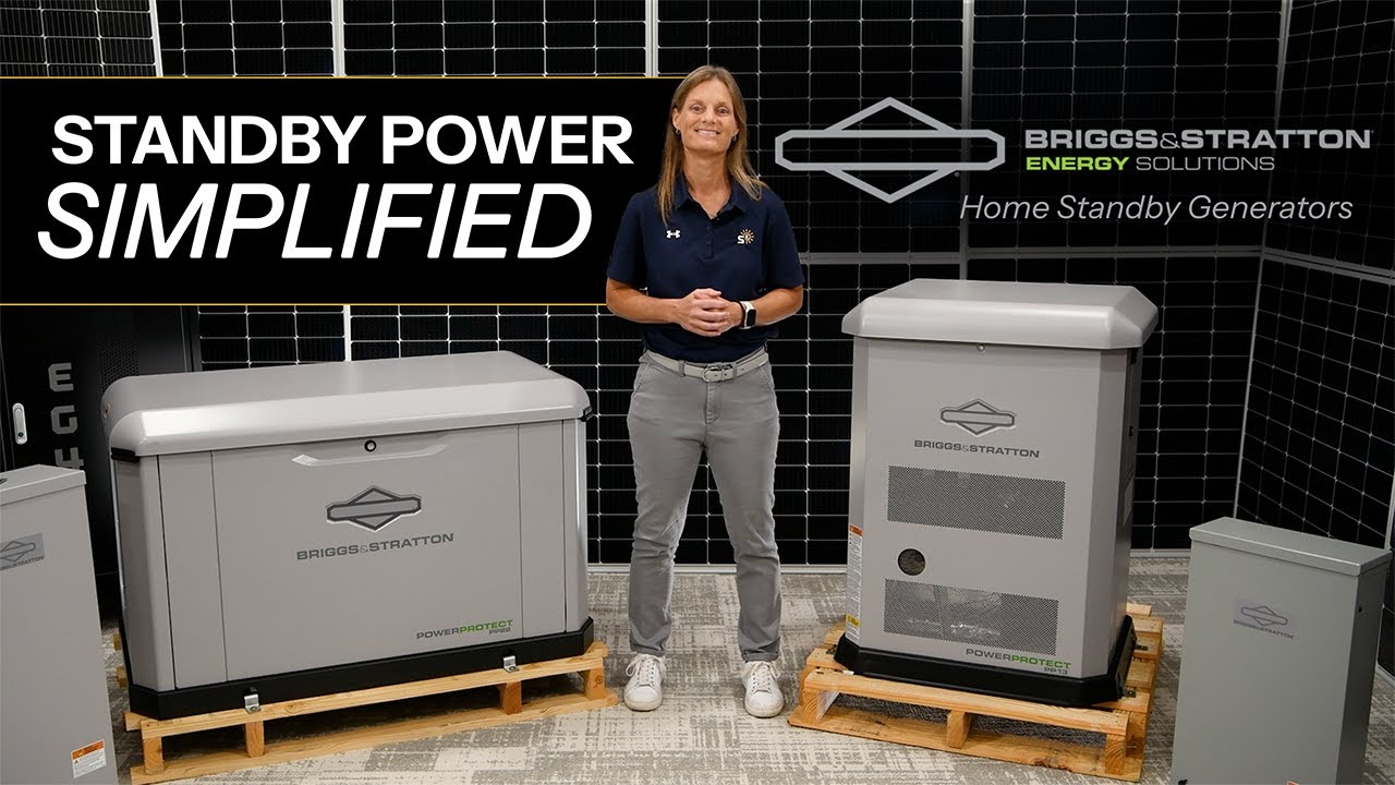 Резервные генераторы Briggs & Stratton | Надежное резервное электропитание для всего дома