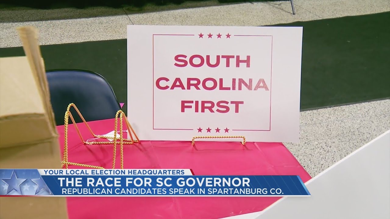Republican candidates for South Carolina governor speak in Spartanburg