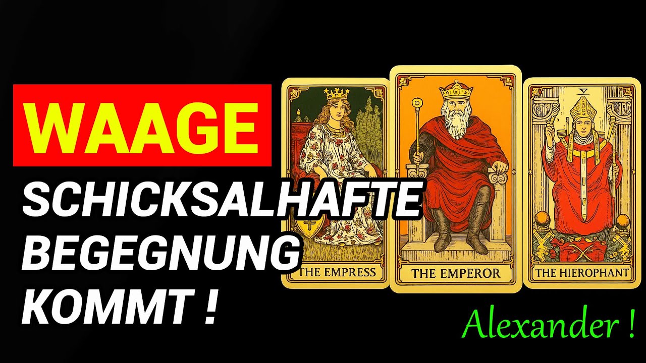 WAAGE ♎ EIN MAGISCHES TOR ÖFFNET SICH!  ER WOLLTE SICH NICHT VERLIEBEN ... #waage