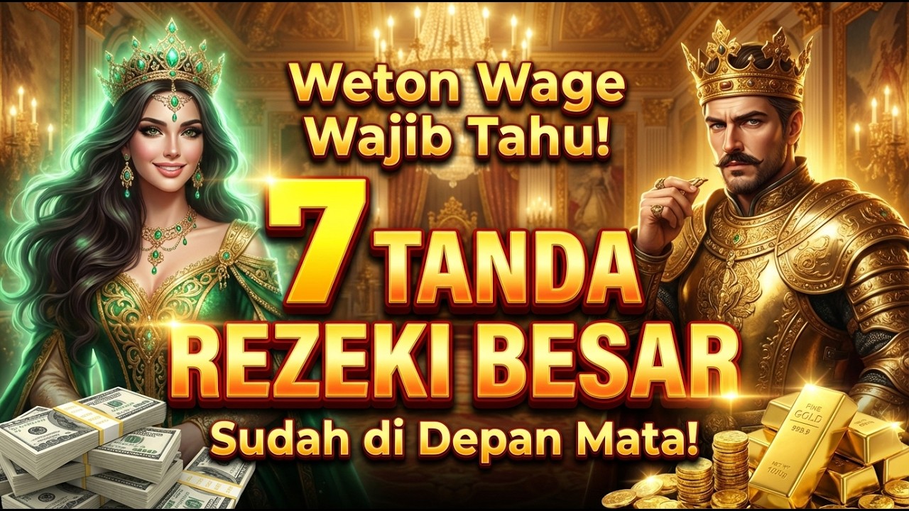 Jangan Menangis! Ujian Berat Ini Ternyata 7 Tanda WETON WAGE Segera Kaya Raya ❗