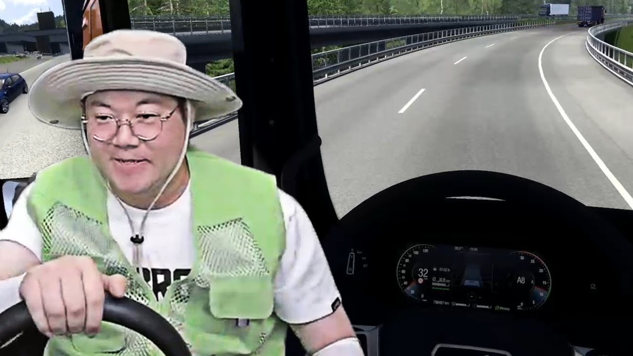 감스트 장롱면허 15년차 감기사, 유로트럭 달려봅시다!! [24.8.17]