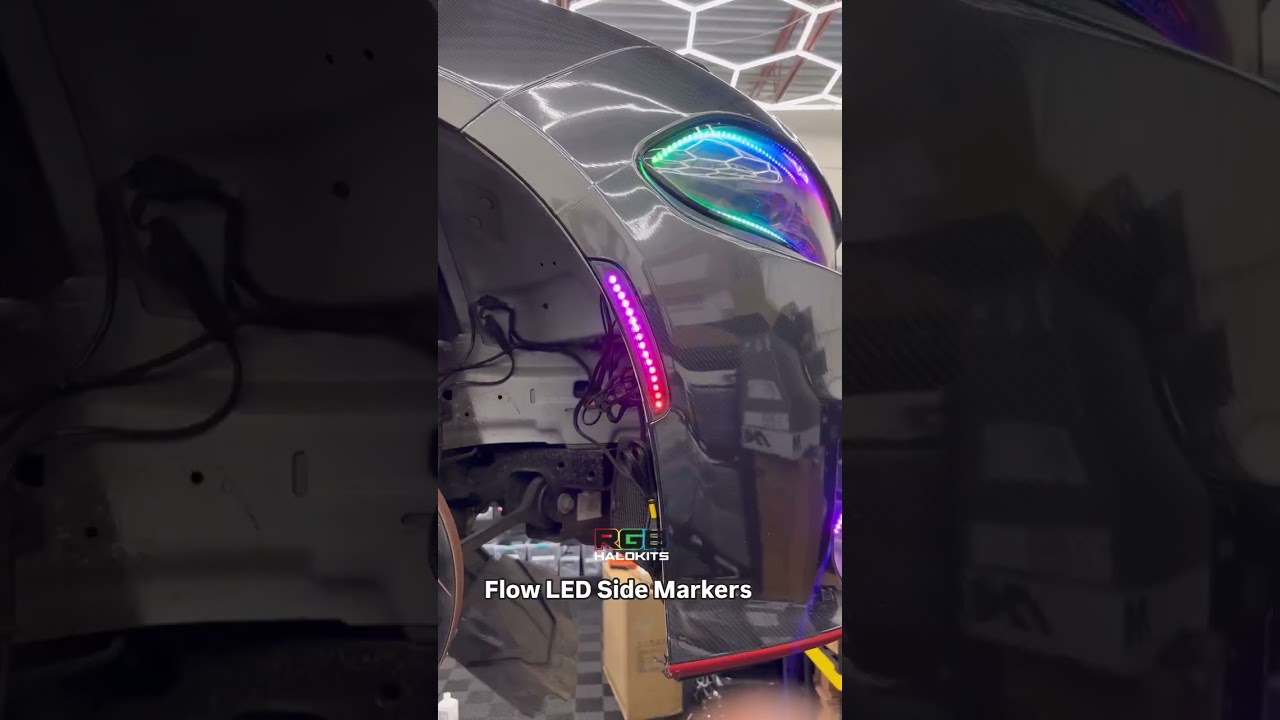 Flow LED side markers available for 🏎️15+ Dodge Charger 🏎️15+ Dodge Challenger 🏎️ Mustang