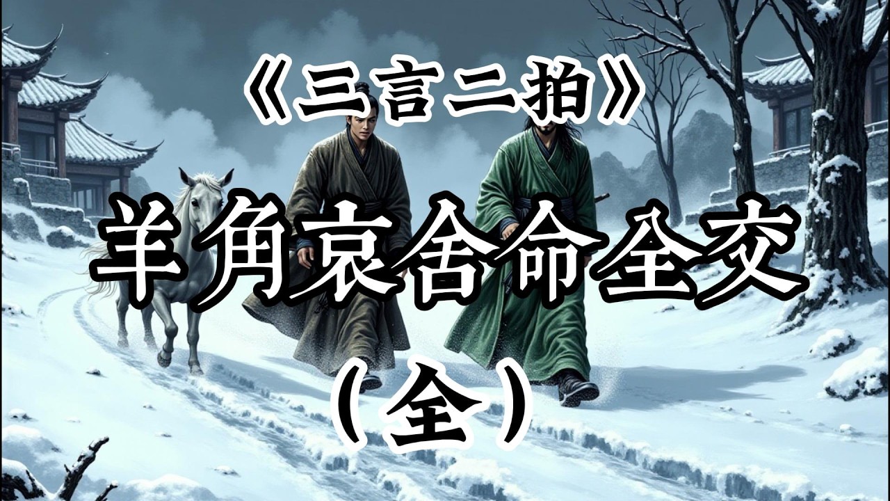 三言二拍《喻世明言》第七卷，《羊角哀捨命全交》古代最瘋狂的友情，千古第一生死之交！#小説 #故事分享 #寓言故事 #哲理故事
