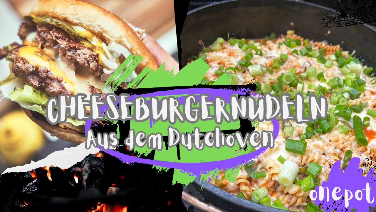Cheeseburger Nudeln aus dem @Petromax Dutchoven // #4k #asmr #cooking #dutchoven