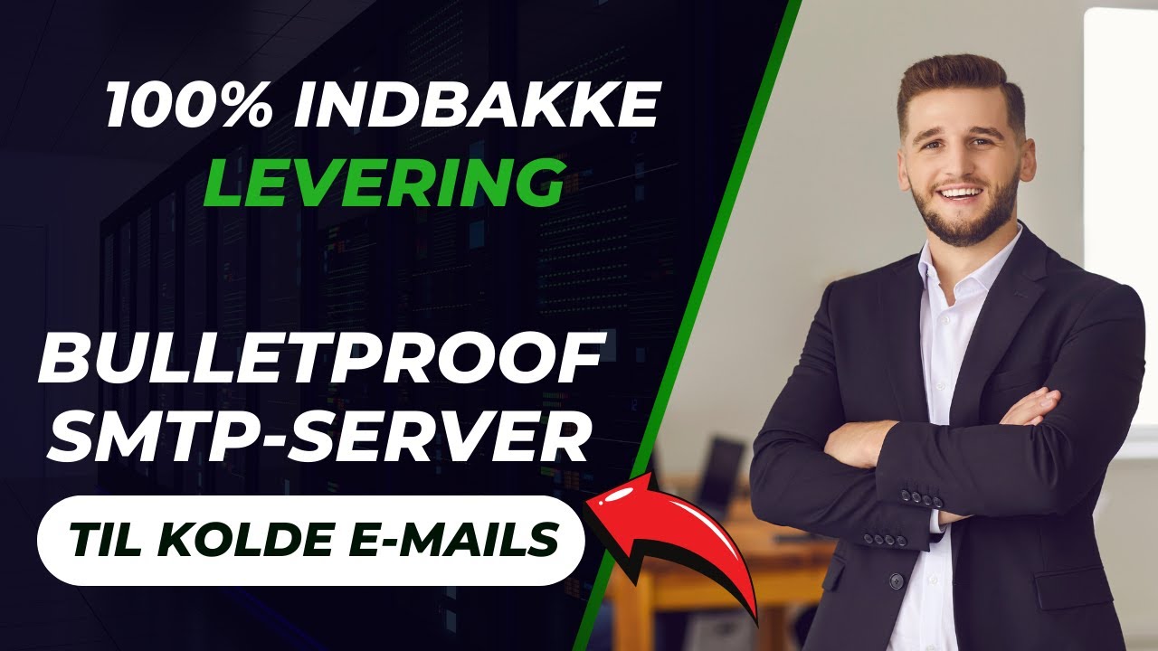 BulletProof SMTP Server for Cold Emails in Denmark | Send h&oslash;j indbakke leveringsrate