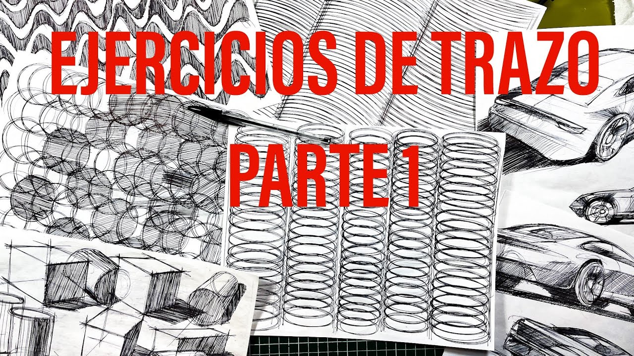 Ejercicios para control de trazo en el dibujo parte 1
