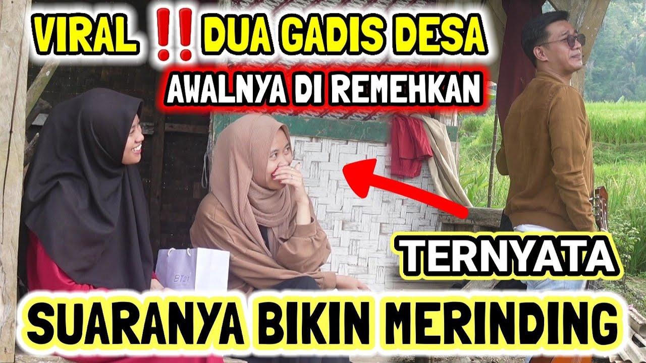 VIRALLL‼️DUA GADIS DESA BERSUARA MERDU BIKIN MERINDING