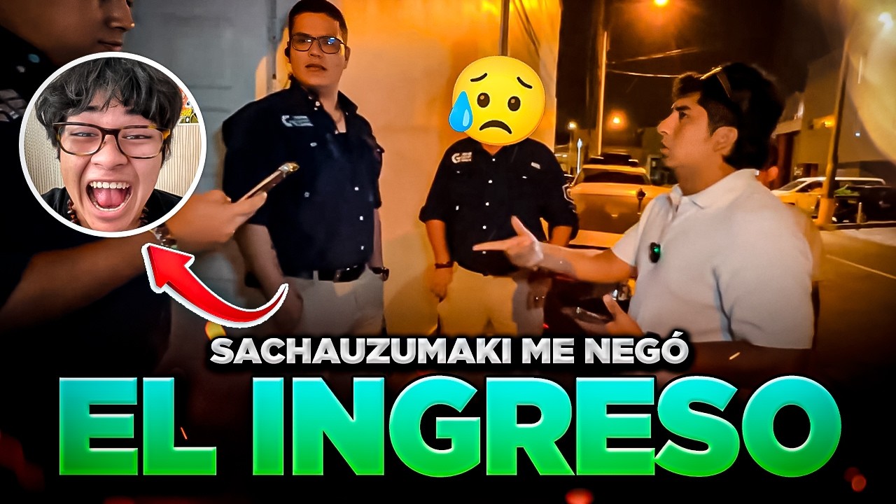 NO ME DEJARON INGRESAR ALA FIESTA BLANCA DE SACHA,ZULLY Y SIDERAL😢😱