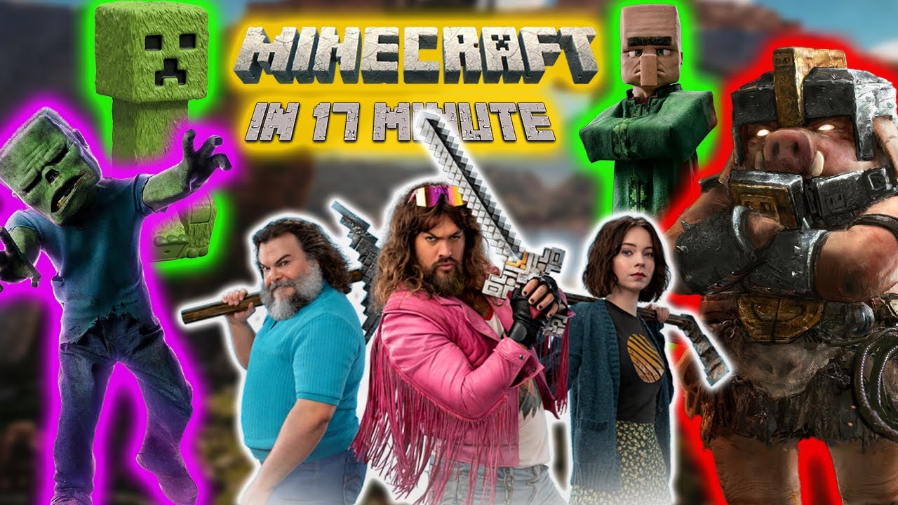 Filmul Minecraft in 17 minute