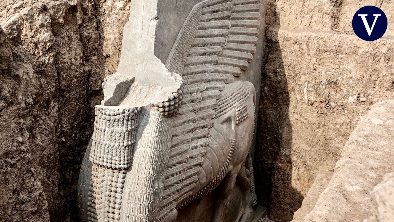 Desentierran una deidad alada de 2.700 a&ntilde;os de antig&uuml;edad casi intacta en Irak
