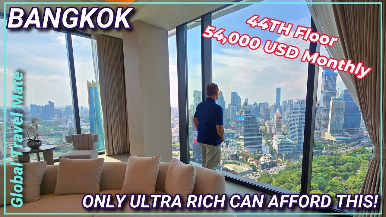 BANGKOK Ultra Luxury Penthouse Only Billionaires can Live here One 89 Wireless 🇹🇭 Thailand