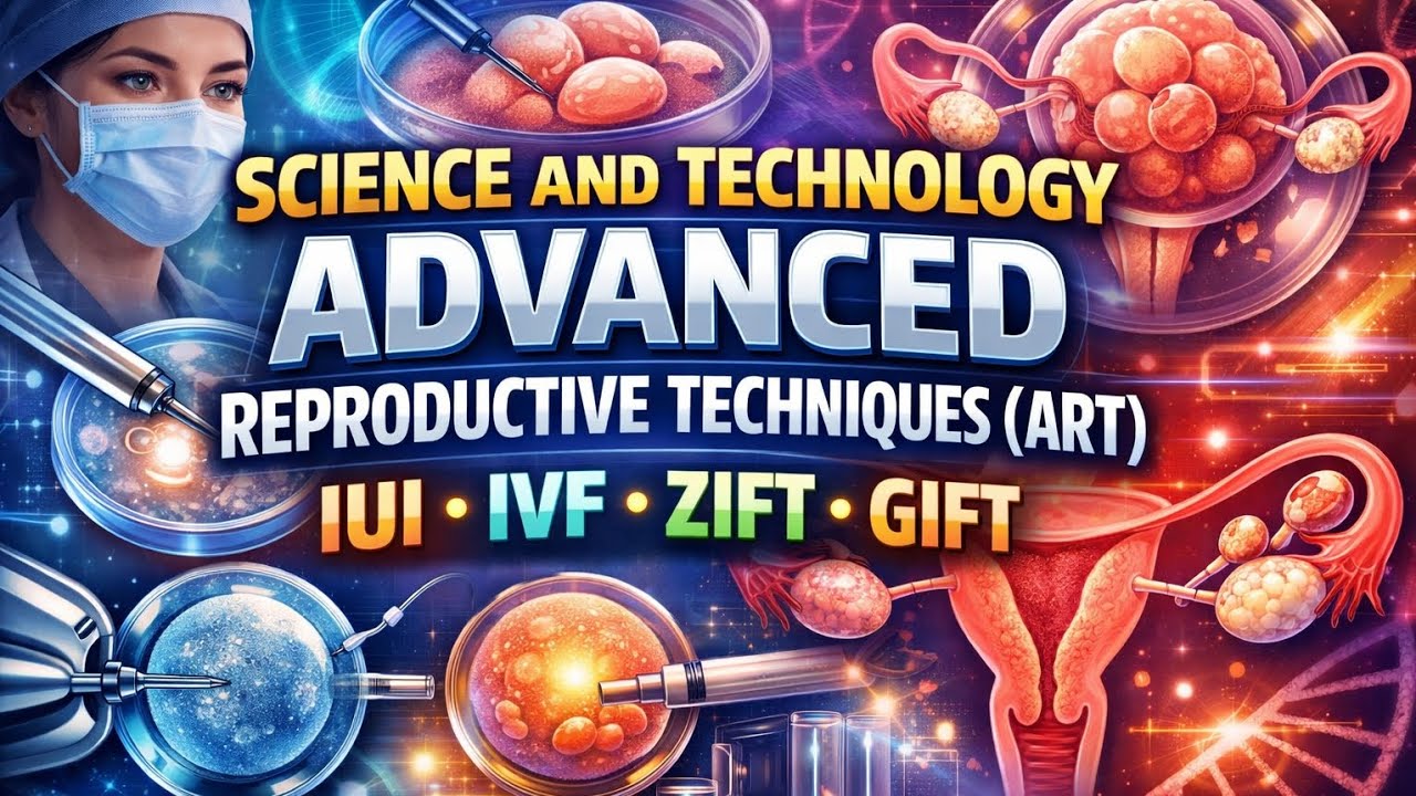 Science and tech class 9 Advanced Reproductive Techniques #science #art #group2amains 