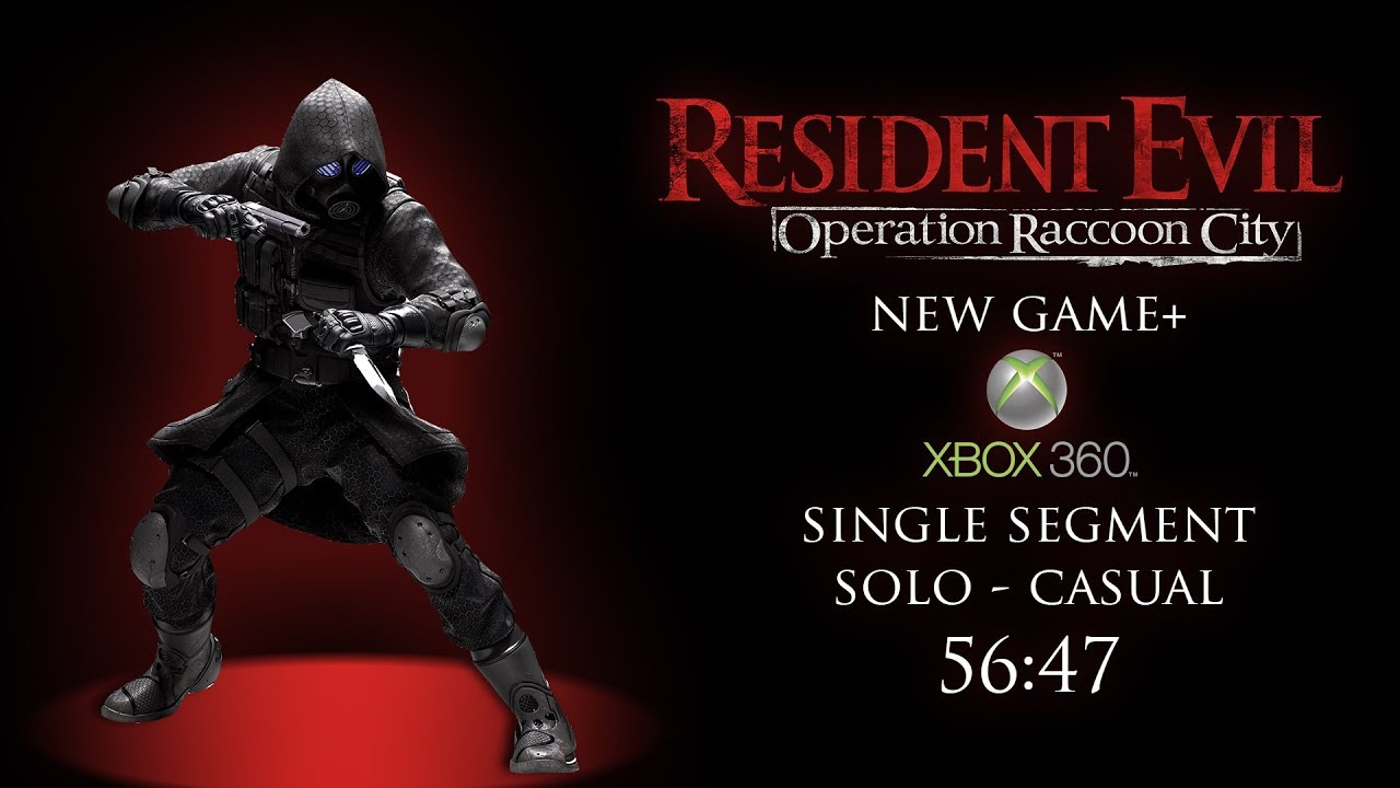 Resident Evil: Operation Raccoon City Speedrun (56:47) - NG+ - SS - Solo - Casual - Xbox 360