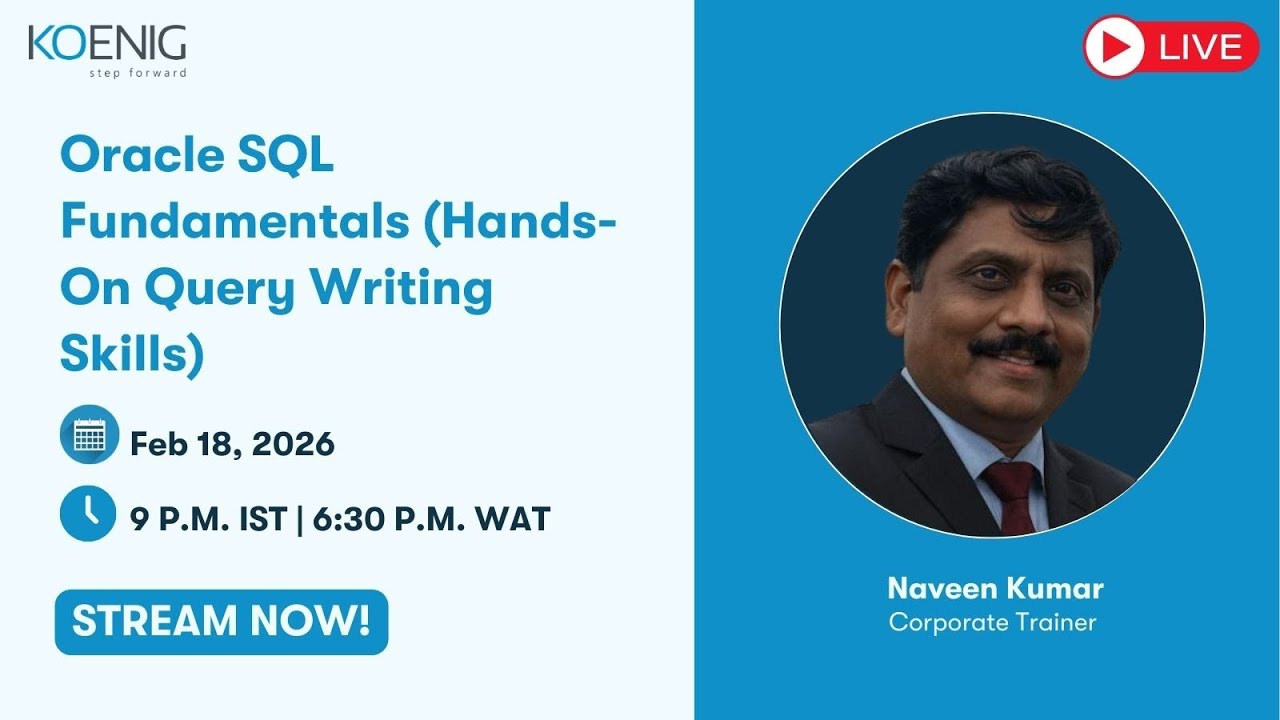 Oracle SQL Fundamentals (Hands-On Query Writing Skills)