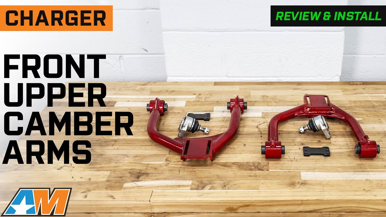 2006-2023 RWD Charger Adjustable Front Upper Camber Arms with Ball Joints Review & Install
