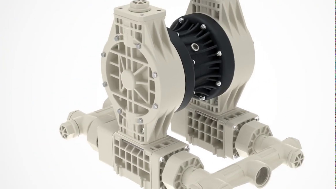 Non Clog Full Flow Air Operated Diaphragm Pump