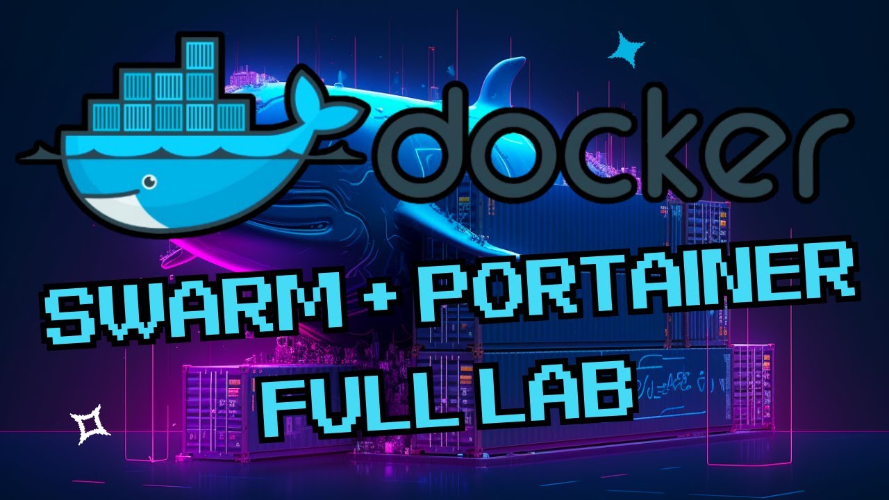 Docker + Docker Swarm + Portainer   Full LAB