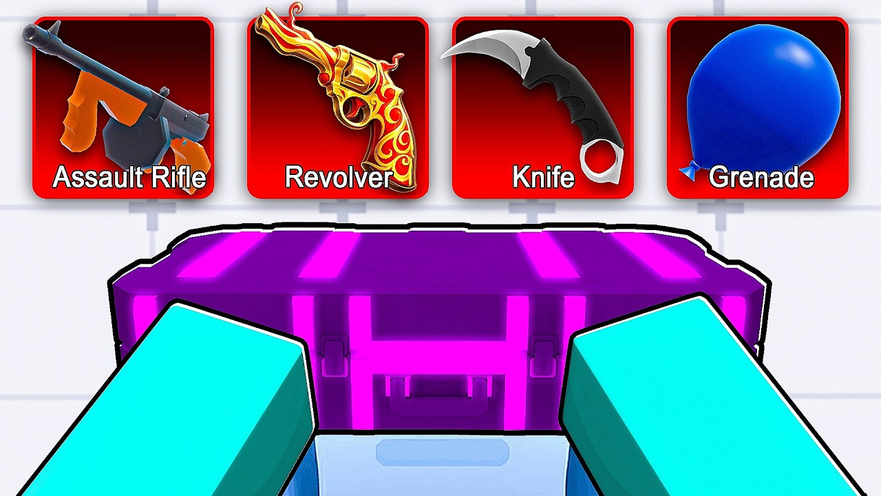 SKIN CASES Decide My LOADOUT in Roblox Rivals...