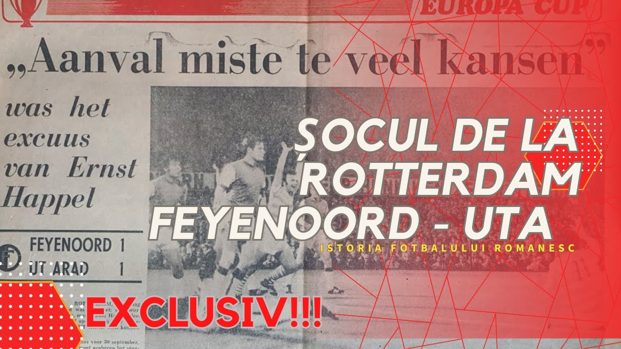 FEYENOORD ROTTERDAM - UTA | 16 Septembrie 1970 | European club Champions Cup