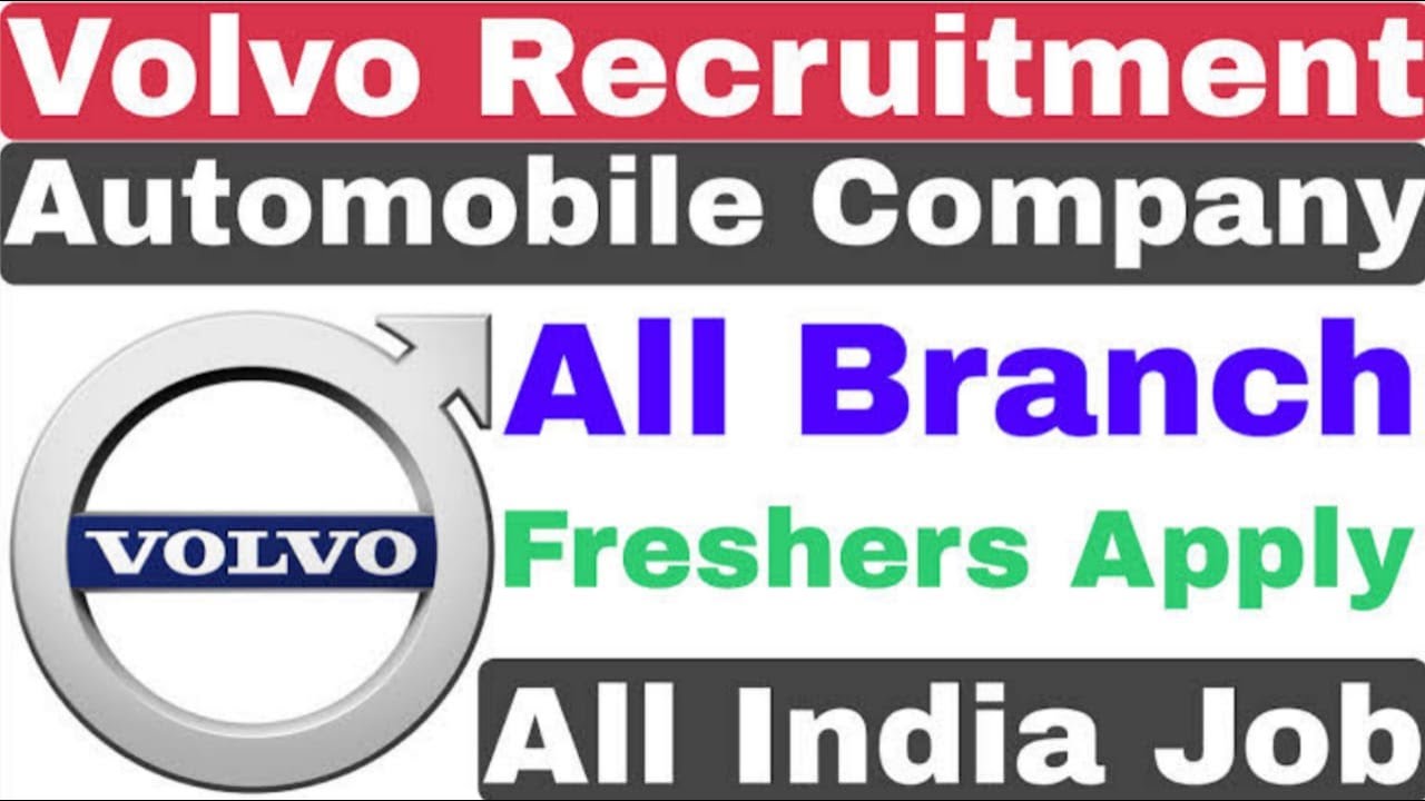 Volvo Group Hiring for Engineer Vacancies in India I Mechanical Jobs I Engineering Job I Private Job