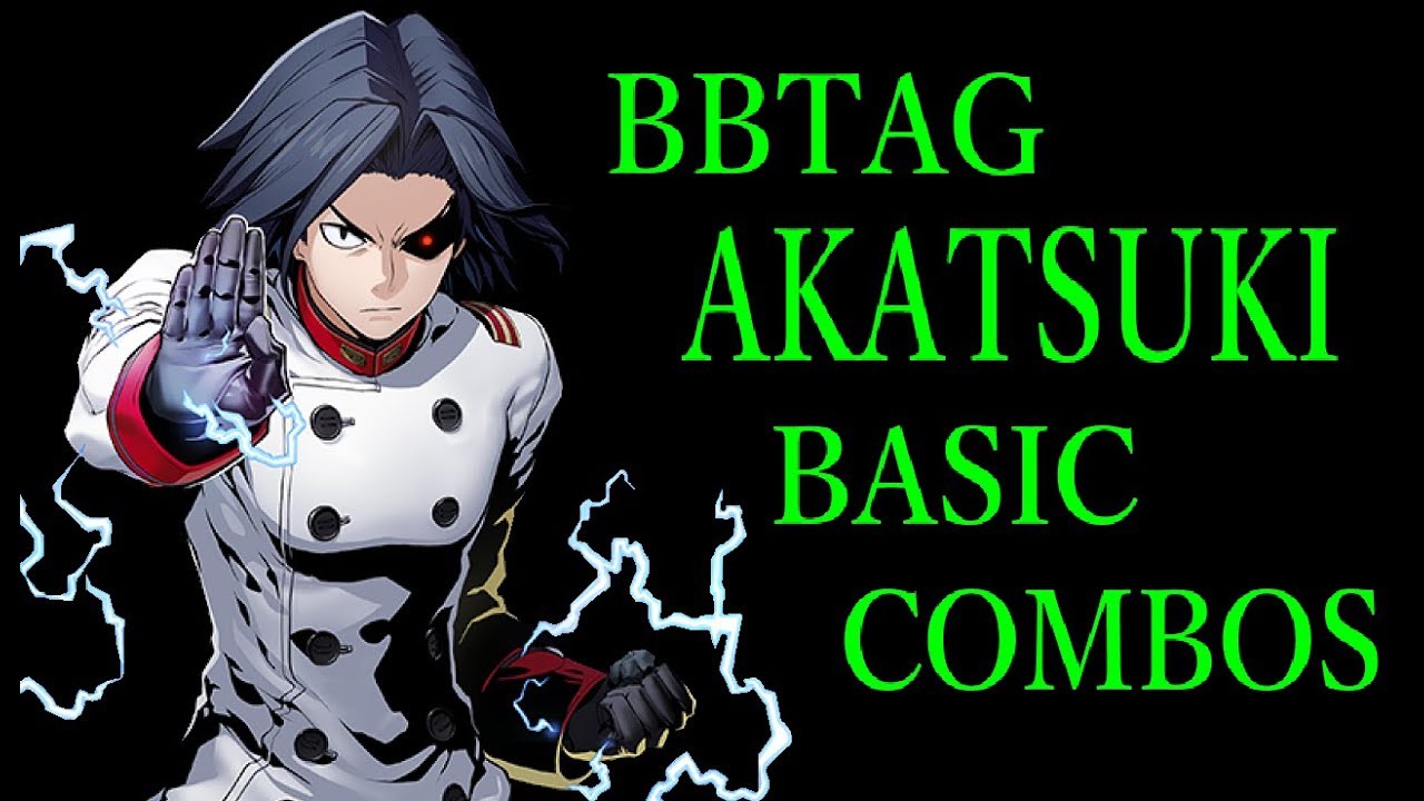 BLAZBLUE CROSS TAG BATTLE AKATSUKI BASIC COMBOS【BBTAG アカツキ 基礎コンボ】
