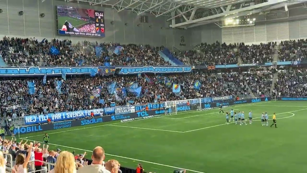 Djurg&aring;rden fans vs Degerfors 5:1  - 6/7/2025