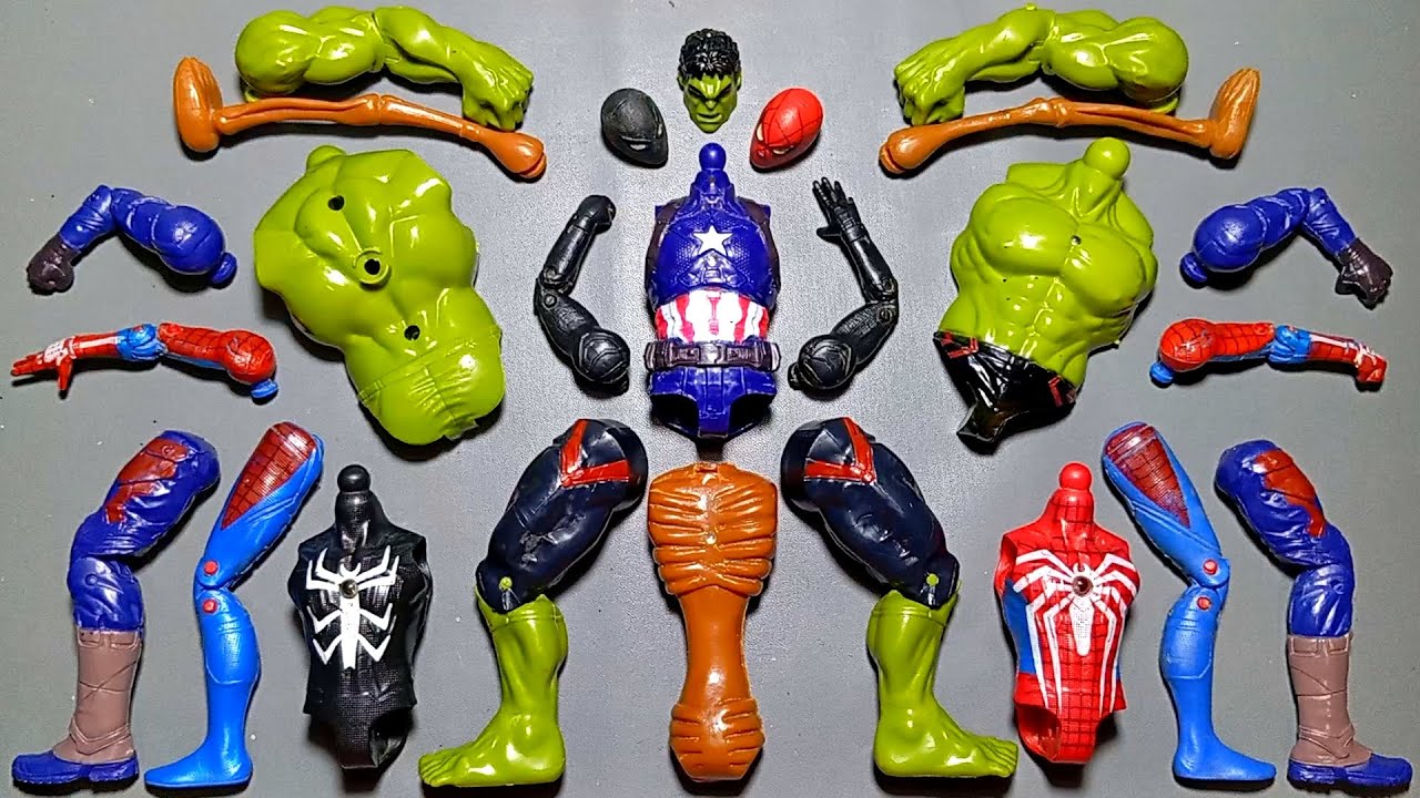 Игрушки Мстители: Человек-паук Marvel, Халк Смаш, Капитан Америка, Майлз Моралес. Супергеройские ...