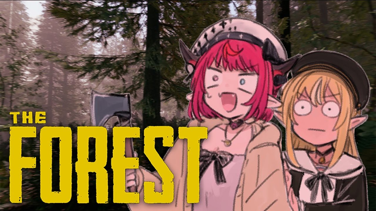 【The Forest】ふーたんとキャンプだ！Camping amongst Carnivores w/ Flare