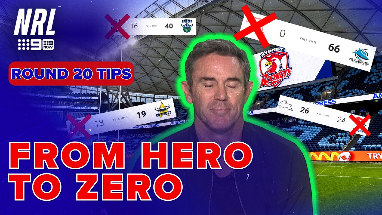 Can Freddy bounce back after a 'brutal' week of tipping? | NRL Tips - Round 20
