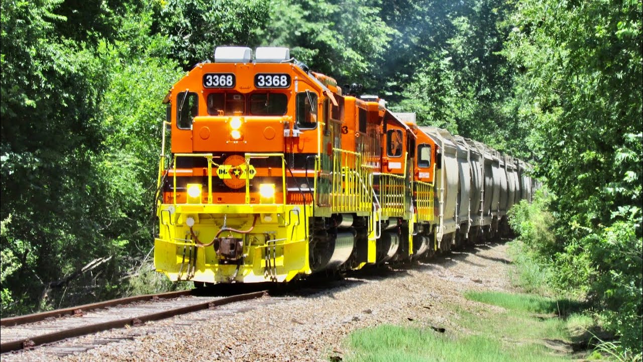 DGNO trio leading a concrete train near Bells, Texas! 6-22-25
