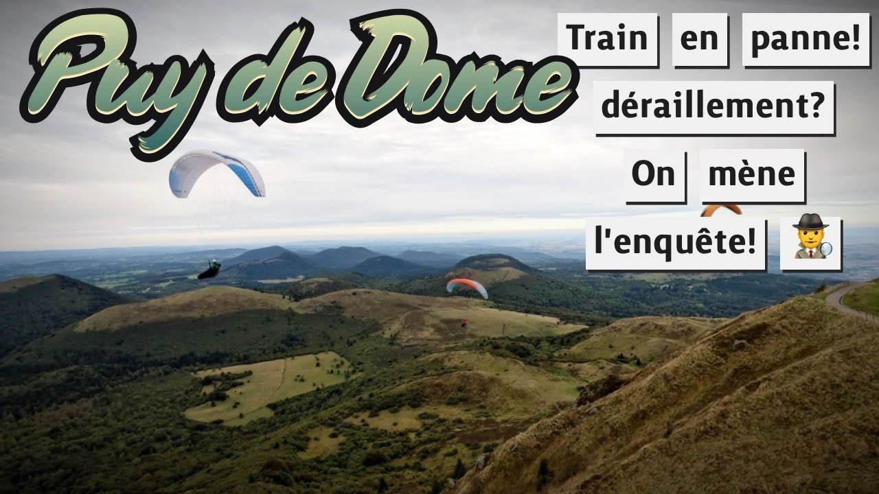 Puy de Dôme, le train est en panne, nous menons l'enquête pour comprendre 🕵️‍♂️
