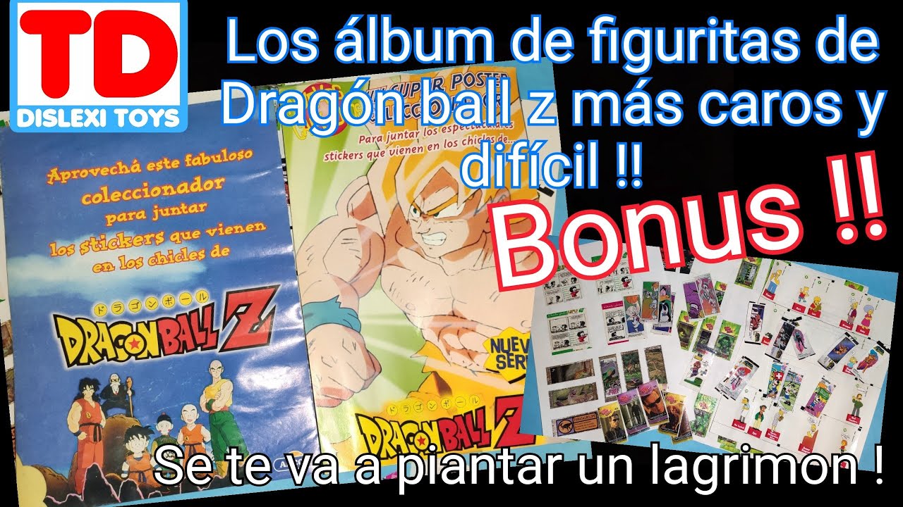 dragón ball z álbum arcor los más difícil de conseguir
