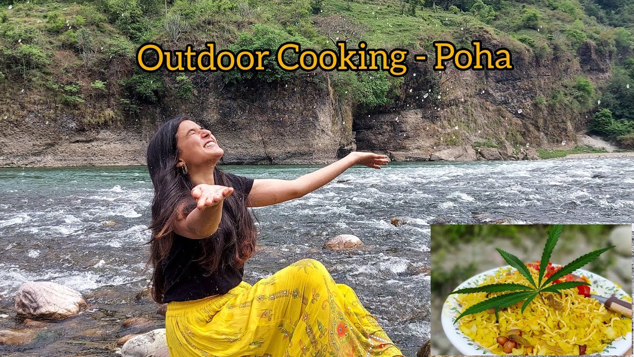 How to cook Poha outdoor | Beas River @Sandhol  | Chapter 2 - Poha Himcahal vlogger | Pahadi Squad