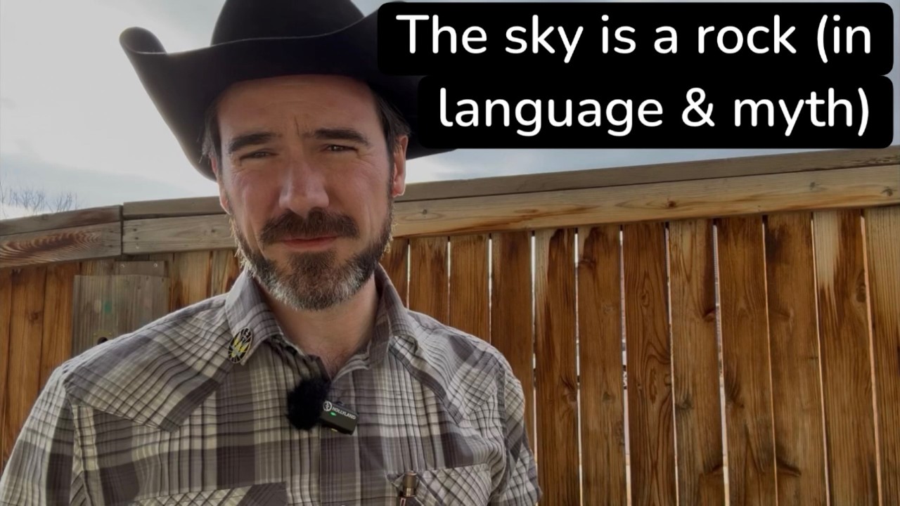 The sky is a rock (in language and myth)