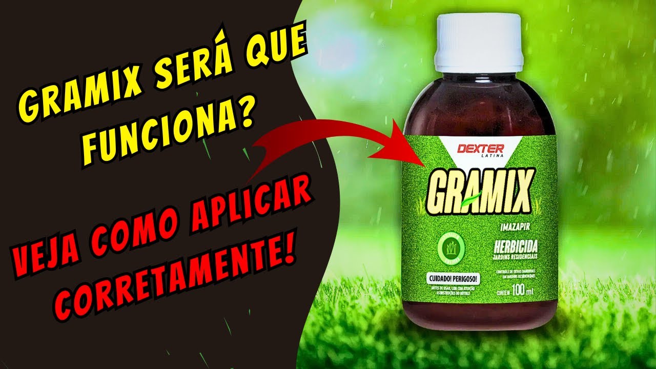 MATA MATO E NÃO MATA A GRAMA? TESTE DO HERBICIDA GRAMIX PARA ELIMINAR ERVAS DANINHAS DO GRAMADO